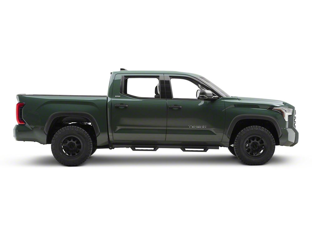 Barricade Canyon Drop Steps; Textured Black (22-25 Tundra CrewMax)