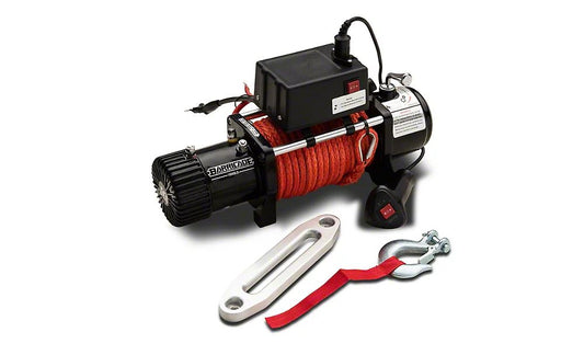 Barricade 10,000 lb. Winch with Synthetic Rope and Wireless Control (Universal; Some Adaptation May Be Required)