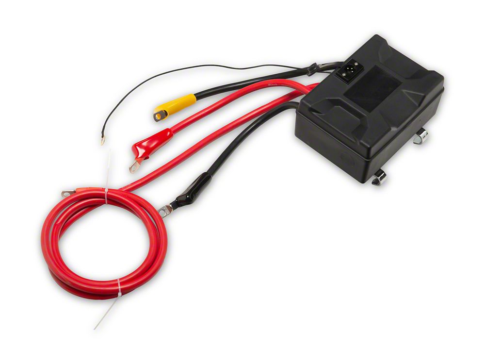 Barricade 9,500 lb. Winch with Black Synthetic Rope (Universal; Some Adaptation May Be Required)