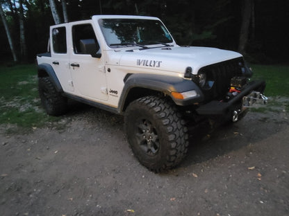 Barricade Trail Force HD Front Bumper with 9,500 lb. Winch (18-25 Jeep Wrangler JL)