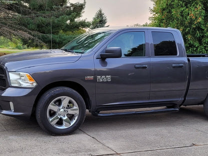 Barricade 3-Inch Side Step Bars; Black (09-18 RAM 1500)