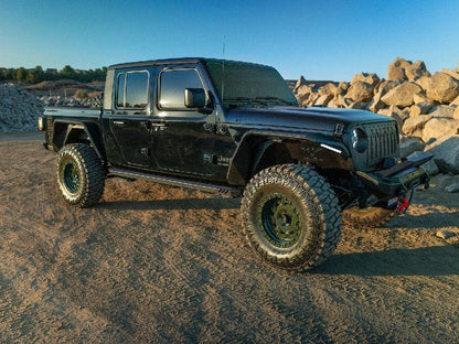 Barricade Aluminum Inner Fender Liners; Front and Rear (20-25 Jeep Gladiator JT)