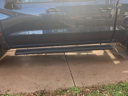 Barricade S6 Running Boards; Black (19-25 Silverado 1500 Crew Cab)