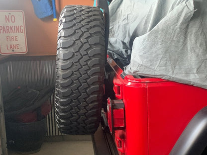 Barricade Spare Tire Extension Bracket (97-18 Jeep Wrangler TJ & JK)