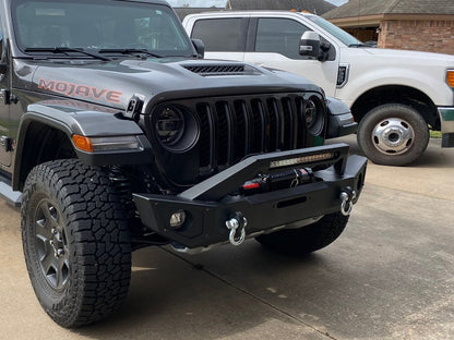 Barricade HD Front Bumper with 20-Inch Light Bar (20-25 Jeep Gladiator JT)