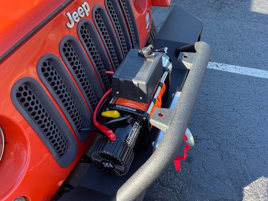 Barricade 10,000 lb. Winch with Synthetic Rope (Universal; Some Adaptation May Be Required)
