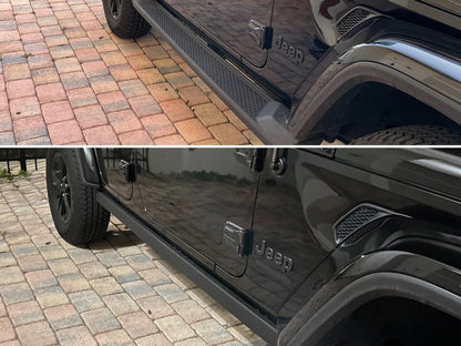 Barricade Rubi Rails; Textured Black (18-25 Jeep Wrangler JL 4-Door)