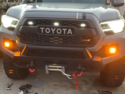 Barricade HD Stubby Front Bumper with Winch Mount (16-23 Tacoma)