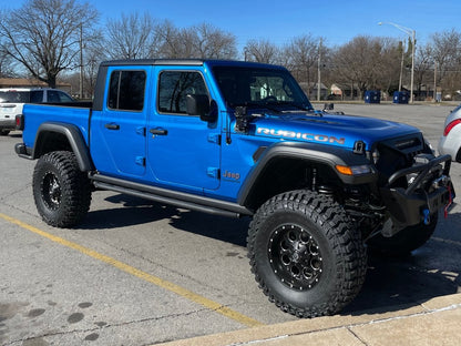 Barricade Rock Sliders; Textured Black (20-25 Jeep Gladiator JT)