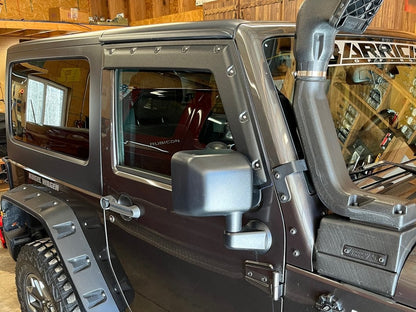 Barricade Tough Guard FormFit Window Visors (07-18 Jeep Wrangler JK 2-Door)