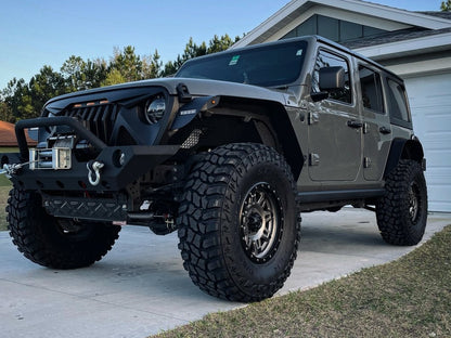 Barricade Trail Force HD Front Bumper with 9,500 lb. Winch (18-25 Jeep Wrangler JL)