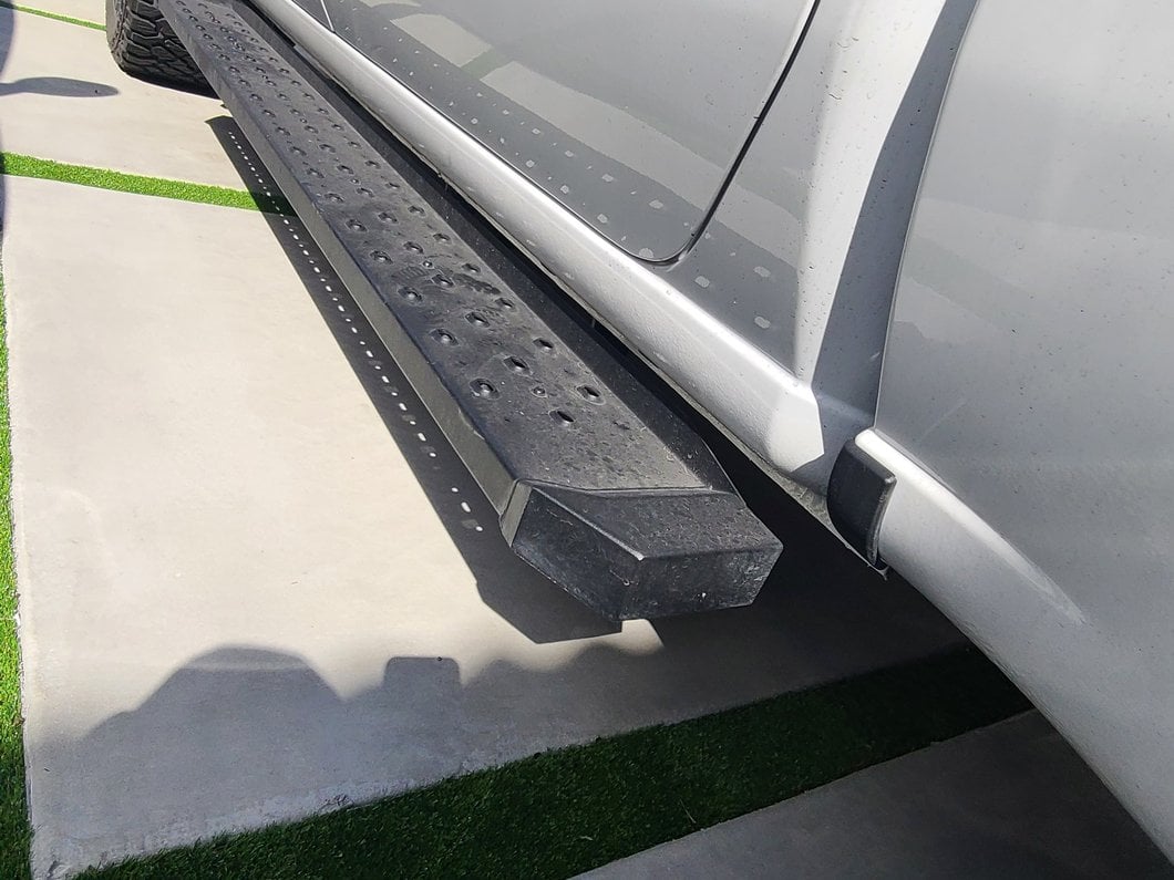 Barricade Rattler Running Boards; Black (19-25 Sierra 1500 Crew Cab)