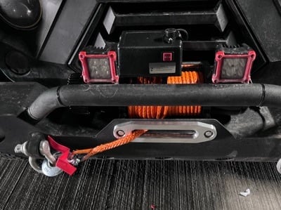 Barricade 10,000 lb. Winch with Synthetic Rope and Wireless Control (Universal; Some Adaptation May Be Required)
