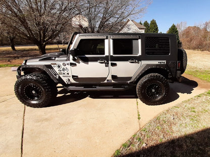 Barricade Tough Guard FormFit Window Visors (07-18 Jeep Wrangler JK 4-Door)
