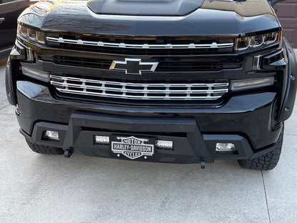 Barricade HD Stubby Front Bumper with 20-Inch Dual Row LED Light Bar (19-21 Silverado 1500)