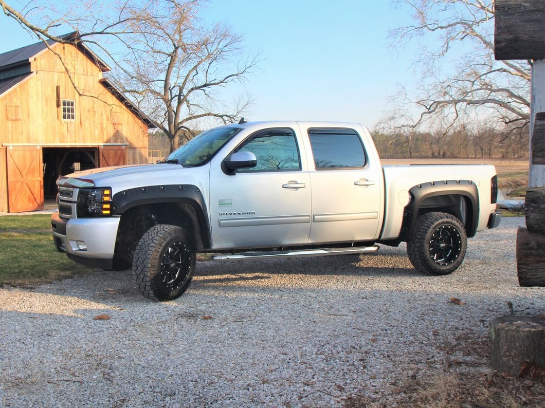 Barricade Premium Molded Fender Flares (07-13 Silverado 1500 w/ 5.80-Foot Short Box)