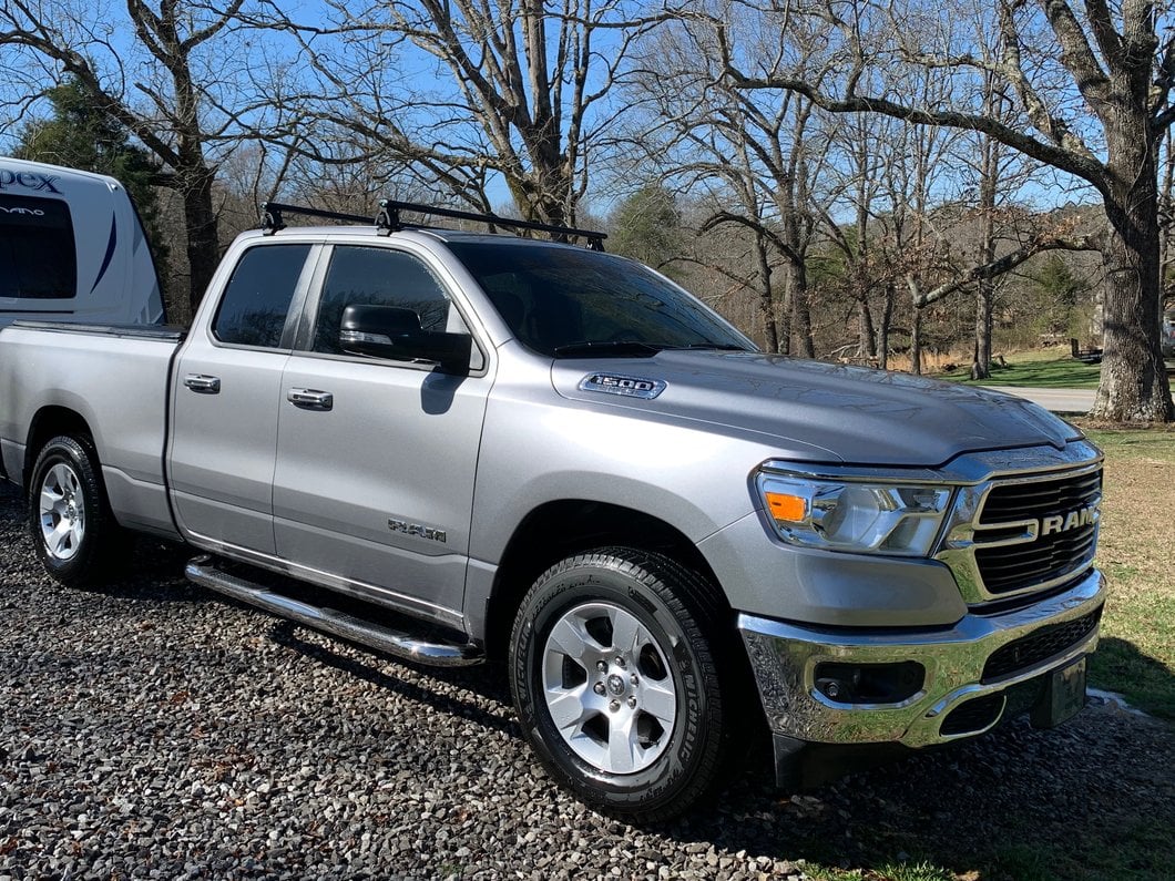 Barricade 3-Inch Side Step Bars; Stainless Steel (19-25 RAM 1500 Quad Cab)