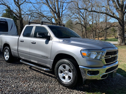 Barricade 3-Inch Side Step Bars; Stainless Steel (19-25 RAM 1500 Quad Cab)