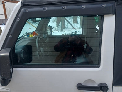 Barricade Tough Guard FormFit Window Visors (07-18 Jeep Wrangler JK 2-Door)