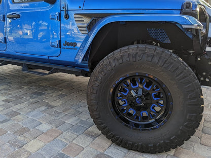 Barricade Aluminum Inner Fender Liners; Front (20-25 Jeep Gladiator JT)