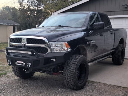 Barricade HD Winch Front Bumper with LED Lighting (13-18 RAM 1500, Excluding Rebel)