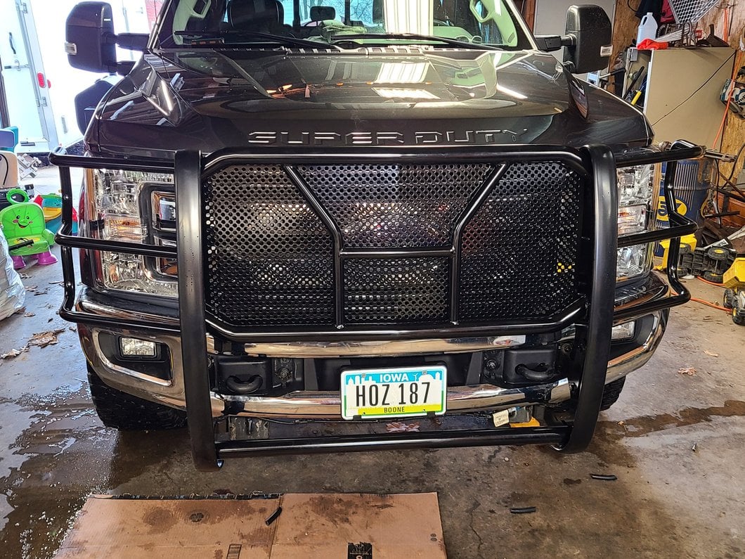 Barricade Extreme HD Grille Guard; Black (17-22 F-250 Super Duty)