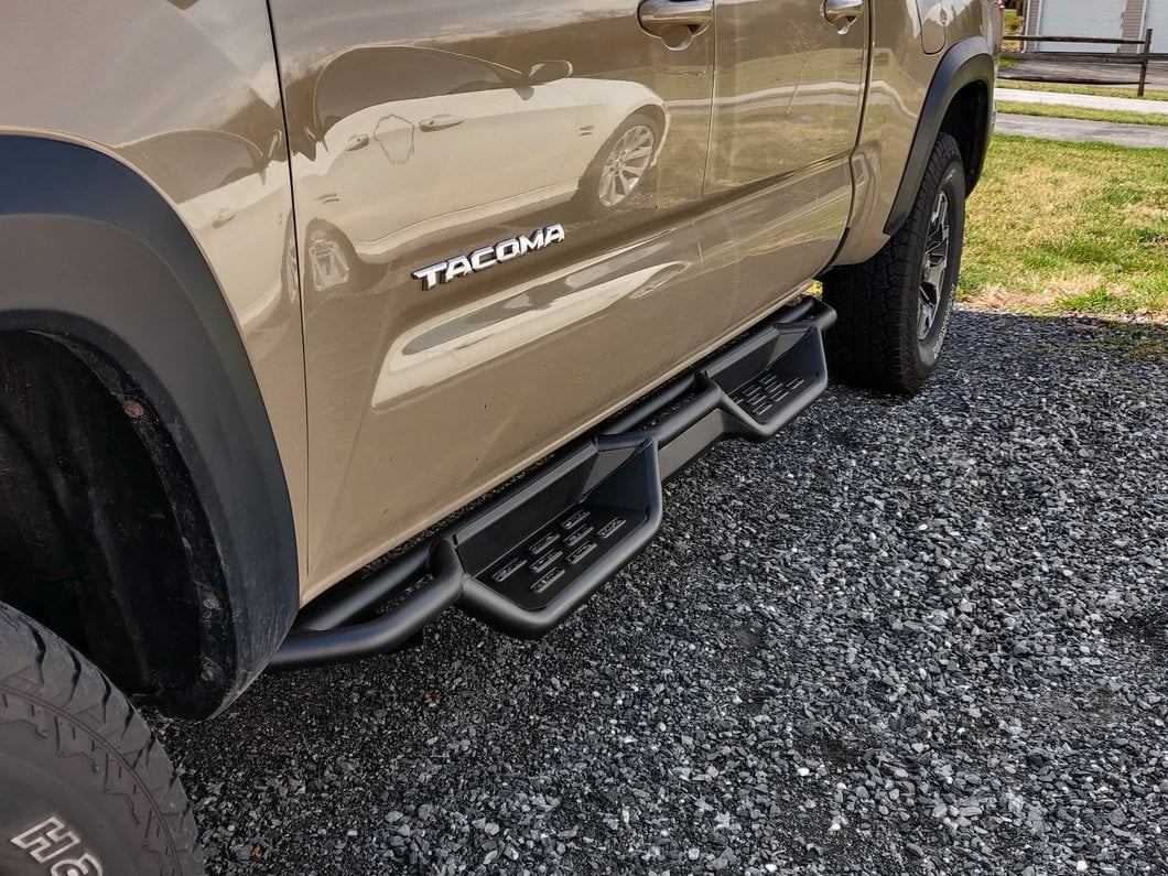 Barricade HD Drop Side Step Bars (05-23 Tacoma Double Cab)
