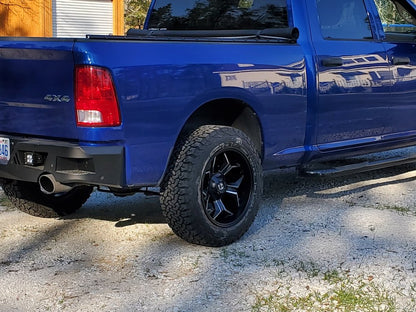 Barricade Extreme HD Rear Bumper with LED Spot Lights; Textured Black (10-24 RAM 2500)
