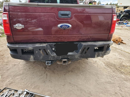 Barricade HD Rear Bumper; Textured Black (11-16 F-250 Super Duty)
