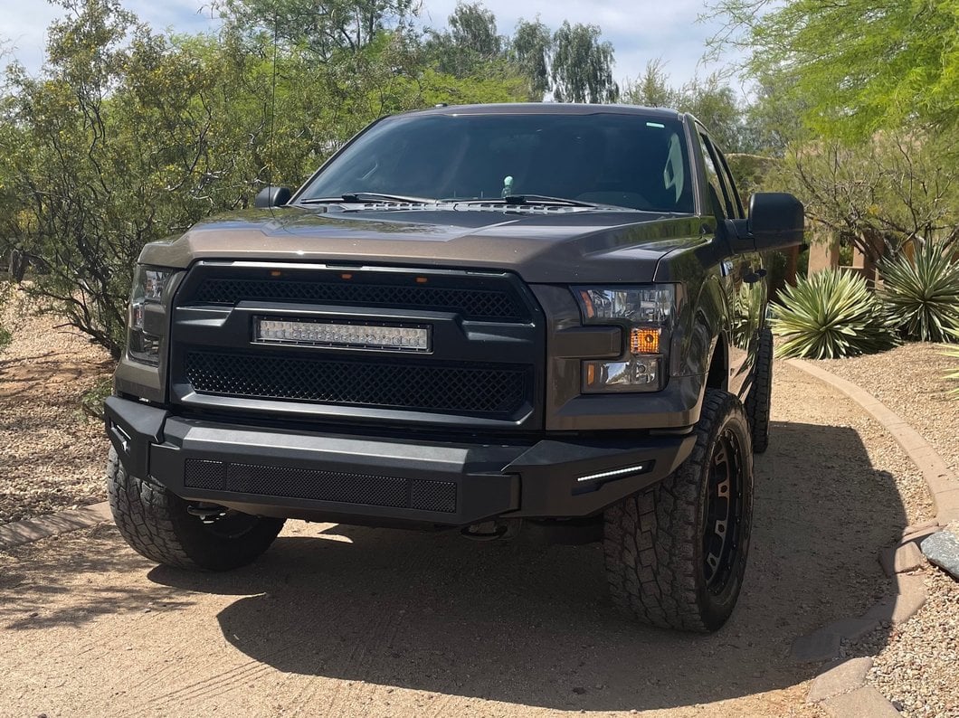 Barricade Extreme HD Modular Front Bumper with LED DRL (15-17 F-150, Excluding Raptor)