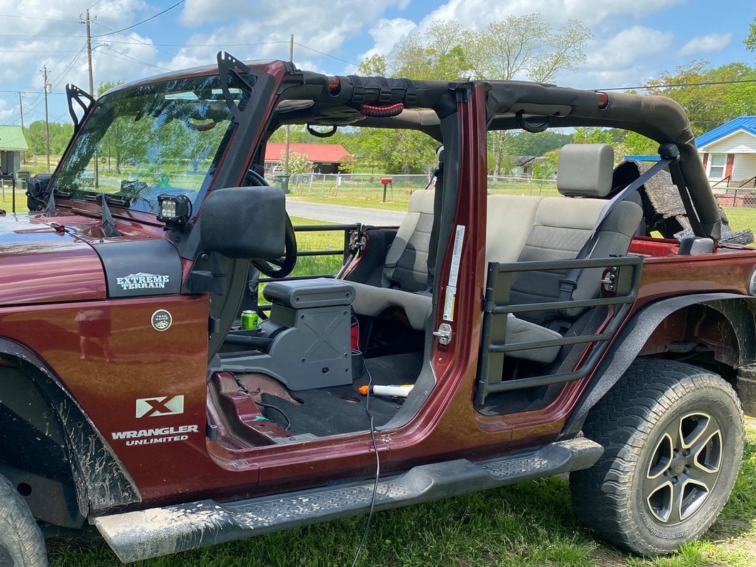 Barricade Tubular Adventure Doors; Rear (07-18 Jeep Wrangler JK 4-Door)