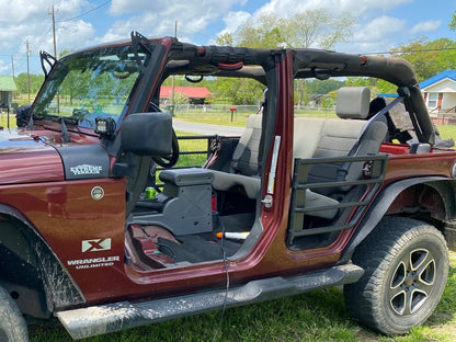 Barricade Tubular Adventure Doors; Rear (07-18 Jeep Wrangler JK 4-Door)