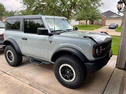 Barricade NB1 Running Boards; Textured Black (21-25 Bronco 2-Door)