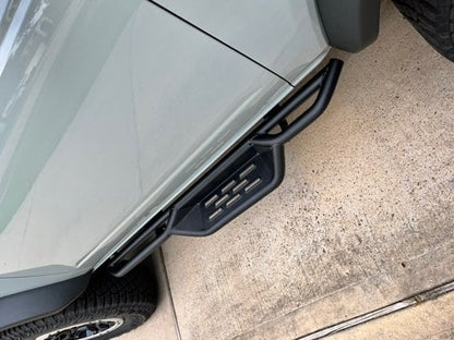 Barricade NB1 Running Boards; Textured Black (21-25 Bronco 2-Door)