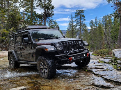 Barricade Trail Runner Front Bumper with LED Fog Lights (18-25 Jeep Wrangler JL)