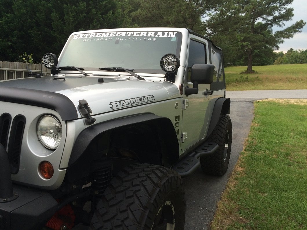 Barricade Extreme HD Rocker Steps (07-18 Jeep Wrangler JK 2-Door)