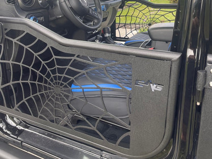 Barricade Tubular Spyder Web Doors with Mirrors (18-25 Jeep Wrangler JL 4-Door)