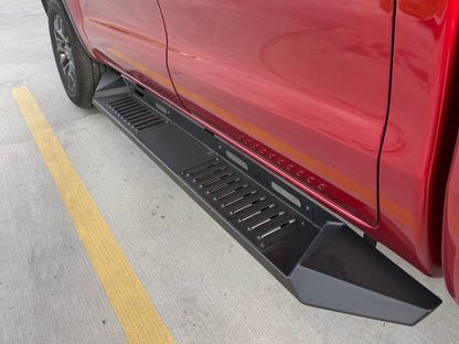 Barricade HD Steel Running Boards; Black (19-25 Ranger SuperCrew)