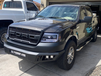 Barricade Extreme HD Front Bumper with LED Light Bar, Fog and Spot Lights (04-08 F-150)