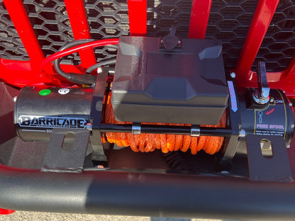 Barricade 9,500 lb. Winch with Synthetic Rope (Universal; Some Adaptation May Be Required)