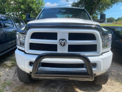 Barricade 3.50-Inch Oval Bull Bar with Skid Plate; Black (10-18 RAM 2500)