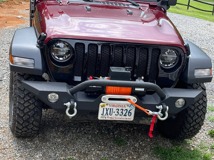 Barricade Trail Force HD Front Bumper with 9,500 lb. Winch (18-25 Jeep Wrangler JL)