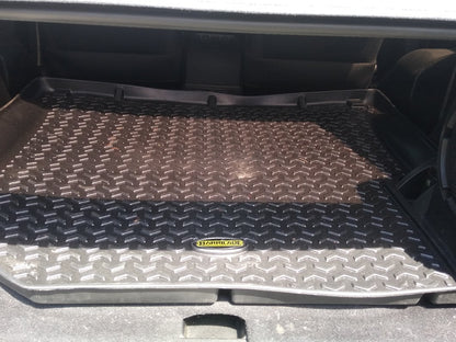 Barricade Front, Rear and Cargo Floor Mats; Black (11-18 Jeep Wrangler JK 2-Door)