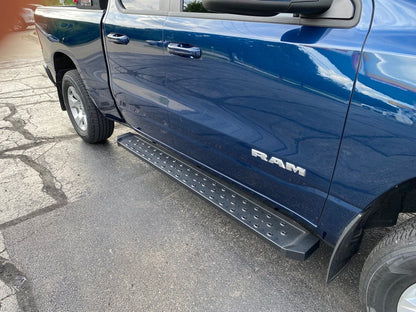 Barricade Rattler Running Boards; Textured Black (19-25 RAM 1500 Quad Cab)