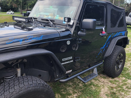 Barricade HD Drop Side Step Bars (07-18 Jeep Wrangler JK 2-Door)