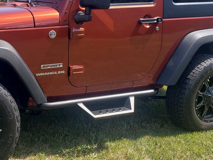 Barricade HD Drop Side Step Bars (07-18 Jeep Wrangler JK 2-Door)
