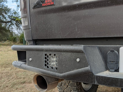 Barricade Tubular HD Rear Bumper with LED Fog Lights (09-18 RAM 1500)