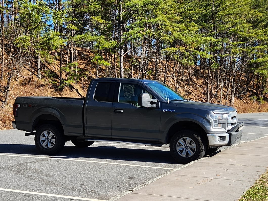 Barricade Stubby HD Front Bumper with Over-Rider Hoop and 20-Inch Dual Row LED Light Bar (15-17 F-150, Excluding Raptor)