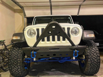 Barricade Stubby Winch Front Bumper with Stinger Bar (18-25 Jeep Wrangler JL)