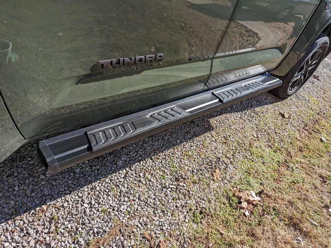 Barricade S6 Running Boards; Black (22-25 Tundra CrewMax)